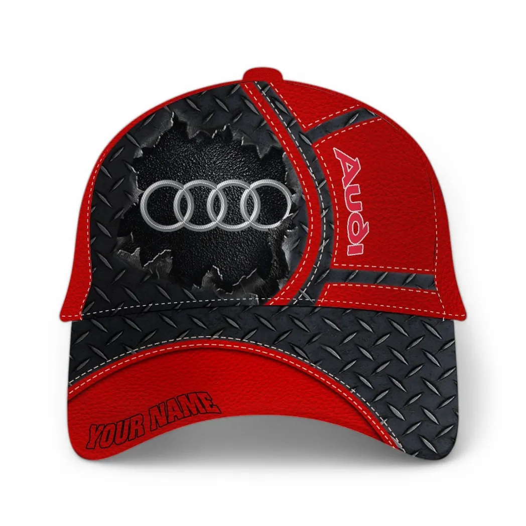 Premium Vehicle Classic Cap, Street Style Baseball Cap For Auto Collectors CAR490 - Red