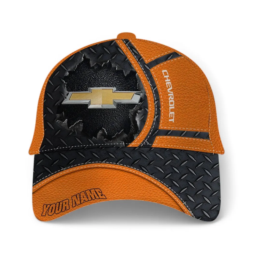 American Pickup Truck Classic Cap, High-Octane Baseball Cap For Auto Fans CAR490 - Orange