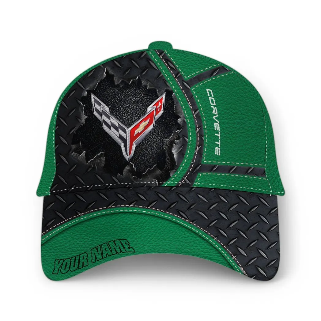 American Sports Car Classic Cap, Trackside Style Baseball Cap For Auto Fans CAR490 - Green
