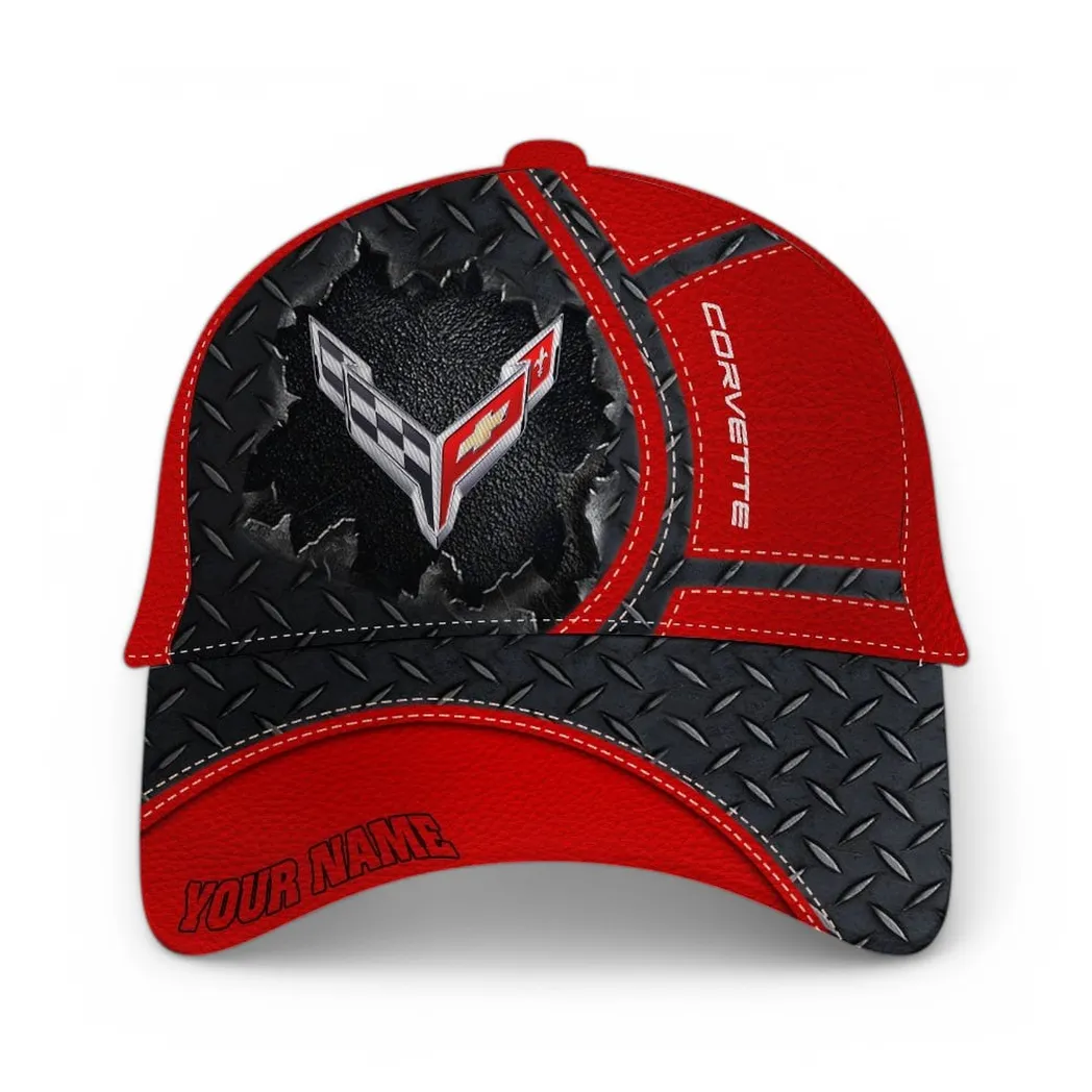 Classic Muscle Car Classic Cap, Auto Lifestyle Baseball Cap For Auto Collectors CAR490 - Red