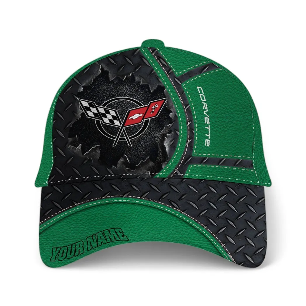 Classic Muscle Car Classic Cap, Trackside Style Baseball Cap For Auto Lovers CAR490 - Green