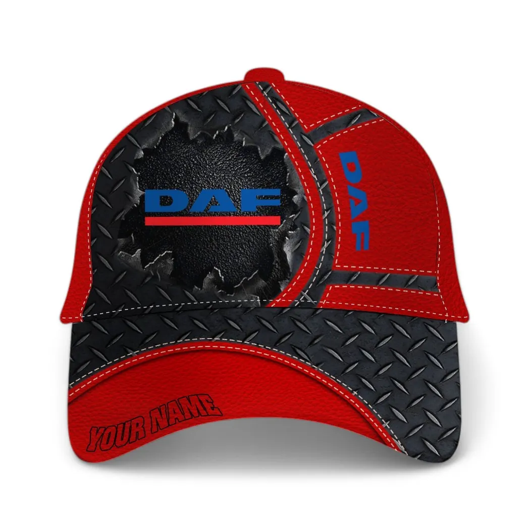 Commercial Lorry Classic Cap, Mechanic Spirit Baseball Cap For Auto Owners CAR490 - Red