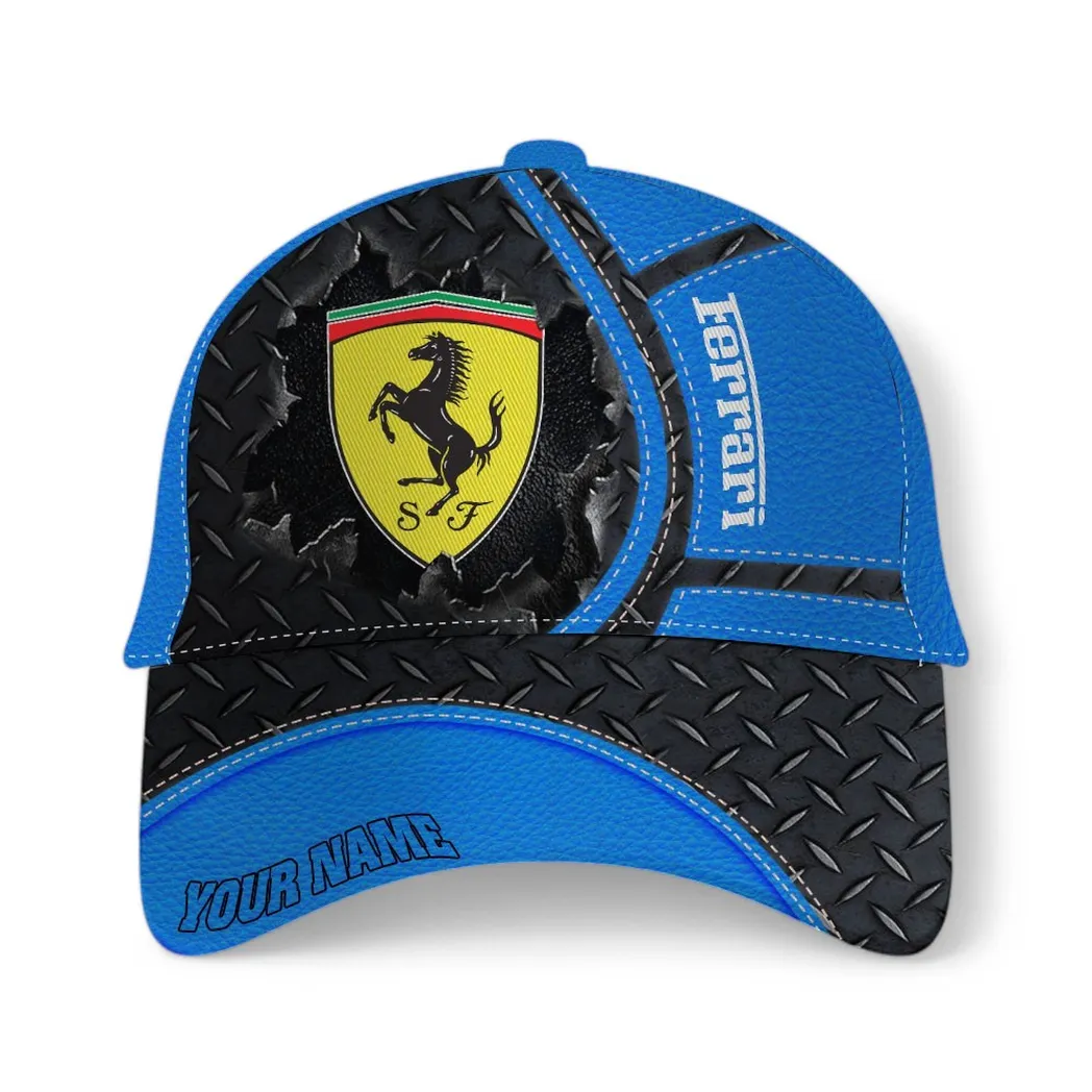 Luxury Speedster Classic Cap, Driver’s Club Baseball Cap For Auto Owners CAR490 - Blue