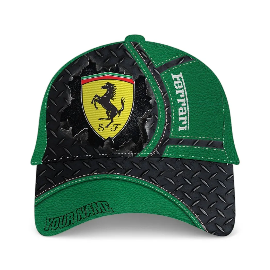 High-Performance Coupe Classic Cap, Racing Garage Baseball Cap For Auto Lovers CAR490 - Green