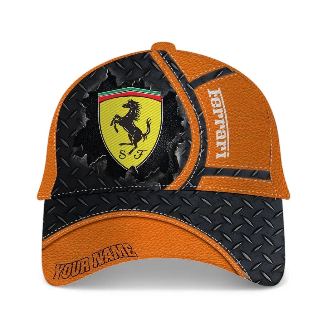 Exotic Sports Car Classic Cap, Street Style Baseball Cap For Auto Owners CAR490 - Orange