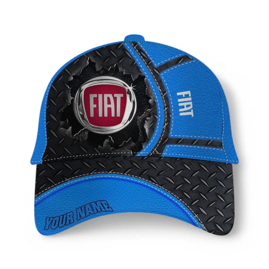 Autonova Compact Classic Cap, Bold Gearhead Baseball Cap For Auto Collectors CAR490 - Blue